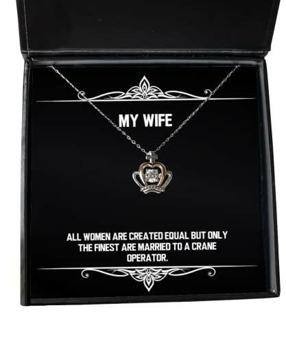epic wife gifts all women are created equal but only the finest are best crown pendant necklace for wife from husband