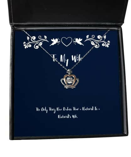 the only thing more badass than a machinist is a machinists crown pendant necklace wife present from husband reusable jewelry for wife