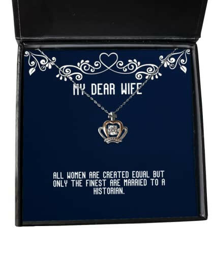 unique idea wife gifts all women are created equal but only the finest are reusable birthday crown pendant necklace from wife inappropriate gifts for wife inappropriate gift ideas for wife