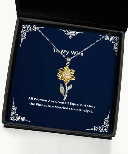 new wife all women are created equal but only the finest are married to funny valentines day sunflower pendant necklace from wife