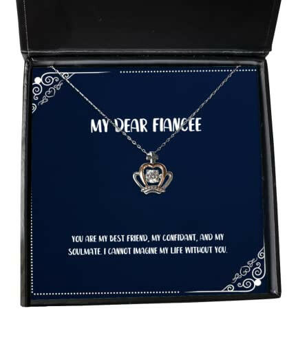 unique idea fiancee gifts you are my best friend my confidant and my fun birthday crown pendant necklace gifts for gift ideas for your fiancee fiancee gift ideas for her birthday christmas