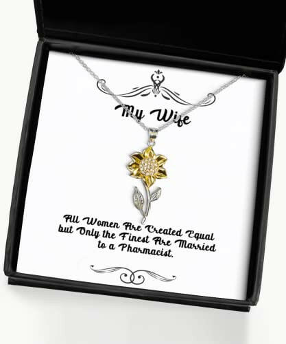 reusable wife gifts all women are created equal but only the finest are fancy holiday sunflower pendant necklace from wife wedding gift for her bridesmaid gift birthday gift