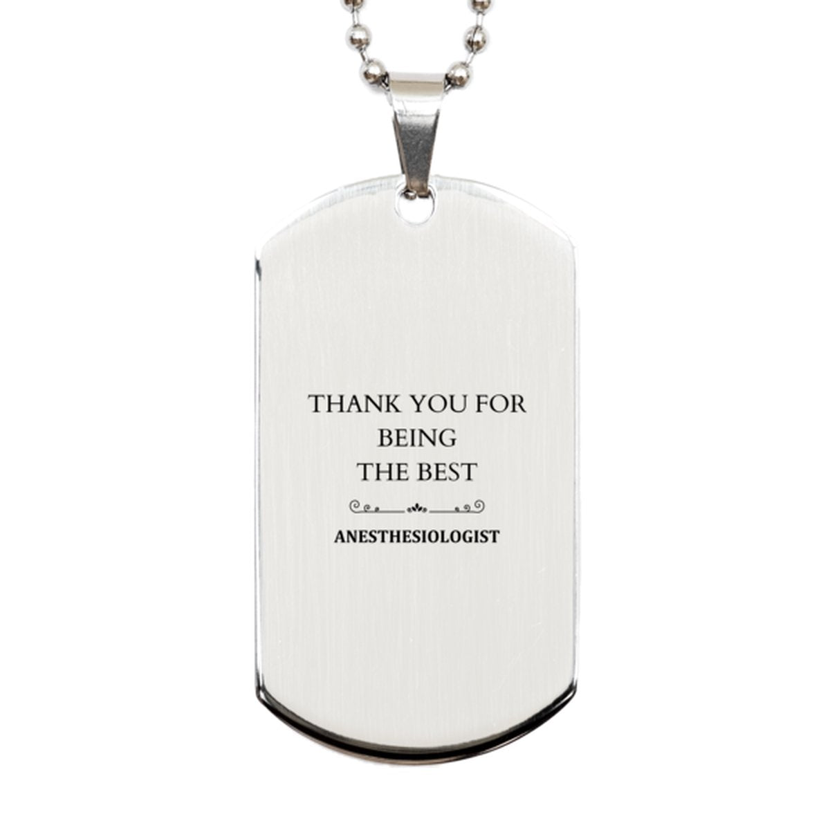 anesthesiologist dog tag engraved gift thank you for being the best anesthesiologist appreciation gift for graduation birthday and christmas