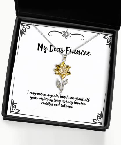 beautiful fiancee gifts i may not be a genie but i can grant all your epic birthday sunflower pendant necklace gifts for engagement ring wedding band diamond gold silver platinum