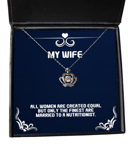 beautiful wife crown pendant necklace all women are created equal but only the finest are love gifts for wife gift ideas for wife unique gifts for wife personalized gifts for