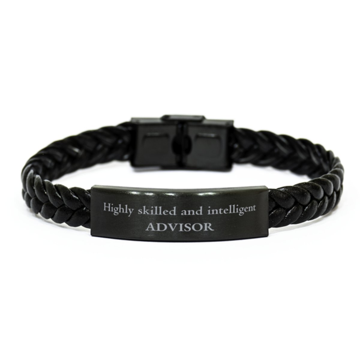 best advisor gifts highly skilled and intelligent appreciation birthday braided leather bracelet for advisor men women friends coworkers