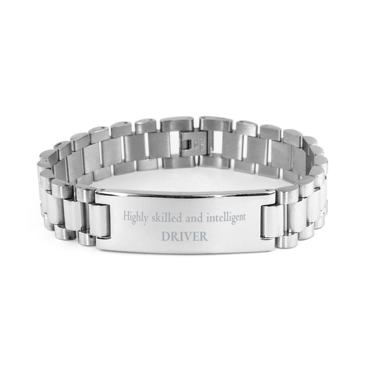 best driver gifts highly skilled and intelligent appreciation birthday ladder stainless steel bracelet for driver men women friends coworkers