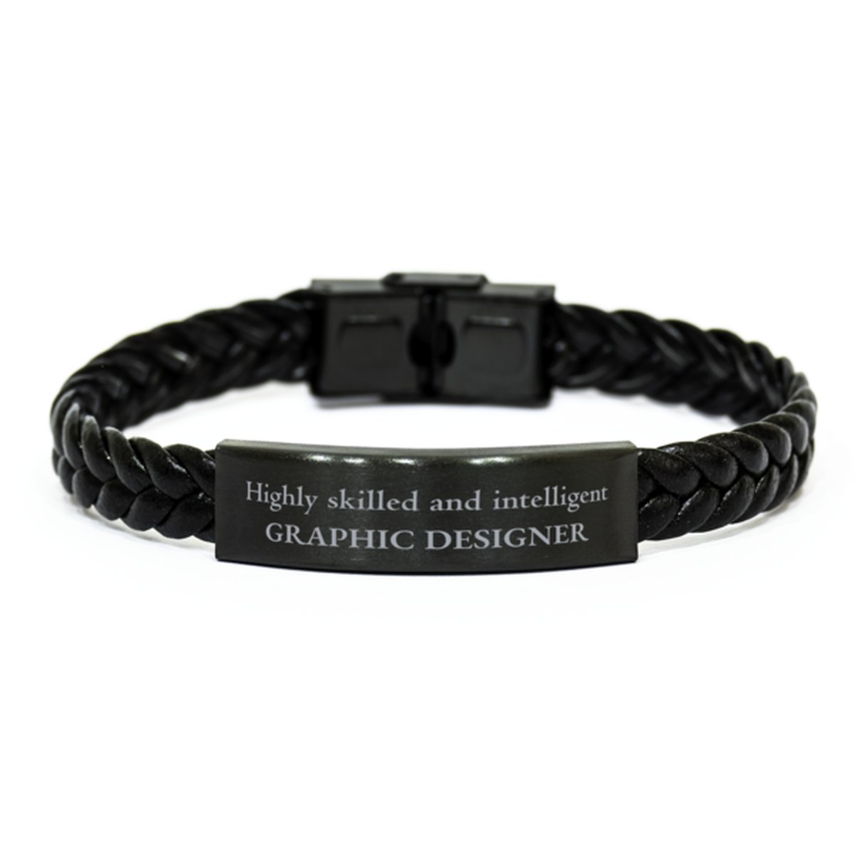 best graphic designer gifts highly skilled and intelligent appreciation birthday braided leather bracelet for graphic designer men women friends coworkers