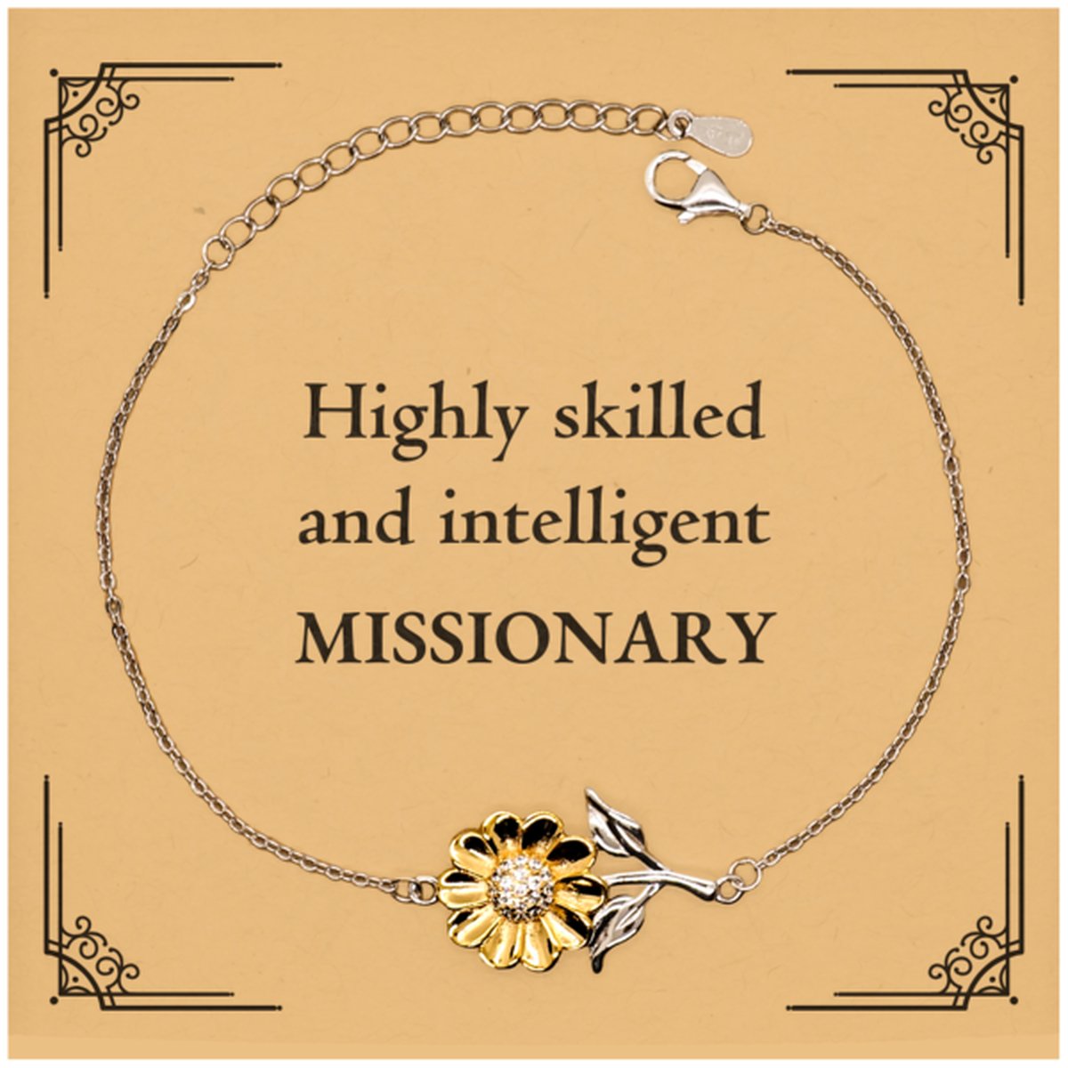 best missionary gifts highly skilled and intelligent appreciation birthday sunflower bracelet for missionary men women friends coworkers