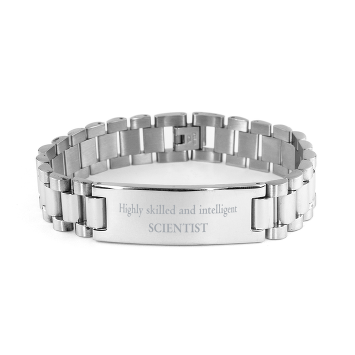 best scientist gifts highly skilled and intelligent appreciation birthday ladder stainless steel bracelet for scientist men women friends coworkers