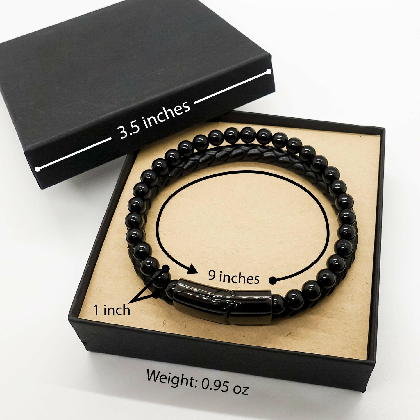 gifts for fitness trainer in a world where you can be anything appreciation birthday stone leather bracelets for men women friends coworkers