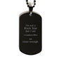 compliance officer black dog tag im not a rockstar but close enough for your birthday gift and confidence boost