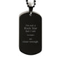 umpire engraved black dog tag im not a rockstar but i am umpire so close enough for birthday christmas graduation gifts and confidence boost