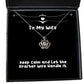 cool wife gifts keep calm and let the drafter wife handle it holiday crown pendant necklace for wife