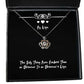 funny wife crown pendant necklace the only thing more badass than an observer is for wife present from husband jewelry for wife