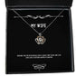 wishing that we both would have a great time today and live our lives crown pendant necklace wife jewelry for wife