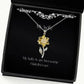 love wife sunflower pendant necklace my wife is an awesome hairdresser for present from husband jewelry for wife