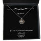 you make me feel like the luckiest person in the world crown pendant necklace fiancee present from sarcasm jewelry for christmas new years valentines day easter mothers day fathers day