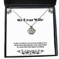 gag wife today i wish for us to feel an endless love that burns through the years and stand holiday crown pendant necklace for wife