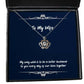 my only wish is to be a better husband to you every day of our lives together wife crown pendant necklace epic wife jewelry for wife