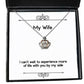 unique wife i cant wait to experience more of life with you by my side christmas crown pendant necklace for wife