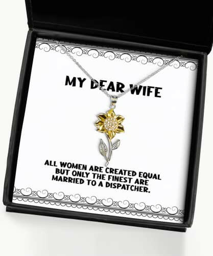 sarcasm wife gifts all women are created equal but only the finest are cute birthday sunflower pendant necklace gifts for wife wedding from husband birthday gifts from husband