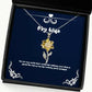 nice wife you are my world and i would like nothing more than to spend the joke holiday sunflower pendant necklace for wife