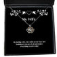 best wife crown pendant necklace my darling wife the smile on my face just looking at you present for wife cool from husband