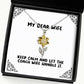 inspirational wife gifts keep calm and let the coach wife handle it unique holiday sunflower pendant necklace from wife funny wife gift for wife funny gift for wife sunflower necklace