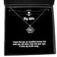 best wife i know that you are beautiful because god made you but when i look into holiday crown pendant necklace for wife