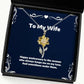 special wife gifts happy anniversary to the woman who always keeps me on my toes wife sunflower pendant necklace from husband gift ideas for wife unique gifts for wife personalized gifts for
