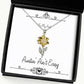 cute aunt sunflower pendant necklace auntin aint easy gifts for present from for aunt