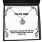 cheap wife crown pendant necklace i wish that i could be the one who makes your day for wife present from husband jewelry for wife