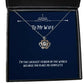 inappropriate wife im the luckiest person in the world because you make me complete wife crown pendant necklace from husband