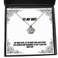 my sweet wife let us never take each other for granted and crown pendant necklace wife present from husband new jewelry for wife