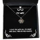 sarcasm wife crown pendant necklace i love you with all my heart and soul forever gifts for wife present from husband jewelry for wife