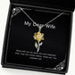 cheap wife gifts being with you has given me more happiness than i had joke birthday sunflower pendant necklace from wife funny sunflower pendant necklace gift funny sunflower pendant necklace