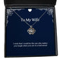 special wife i wish that i could be the one who makes you laugh when you are in unique crown pendant necklace for wife from husband