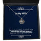 useful wife crown pendant necklace you are my everything my love for you is evergreen and i will never love for wife holiday