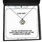 inappropriate wife crown pendant necklace you are the reason why our house always for wife present from husband jewelry for wife