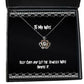 inspirational wife keep calm and let the jeweler wife handle it fancy valentines day crown pendant necklace for wife