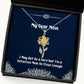 cool mom gifts i may not be a hero but im a detective mom so close enough funny sunflower pendant necklace for mom from daughter