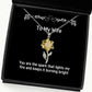 you are the spark that lights my fire and keeps it burning bright sunflower pendant necklace wife jewelry best for wife