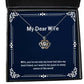 wife youre not only my lover but also my best friend so i want crown pendant necklace wife present from husband cute jewelry for wife
