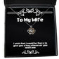 cool wife gifts i wish that i could be there to give you a hug whenever you need one birthday crown pendant necklace for wife gift ideas unique gift ideas thoughtful gift ideas inexpensive gift