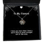 gag fiancee crown pendant necklace i love you more than i love a warm slice of pizza present for inspire gifts from engagement marriage gift ideas couple