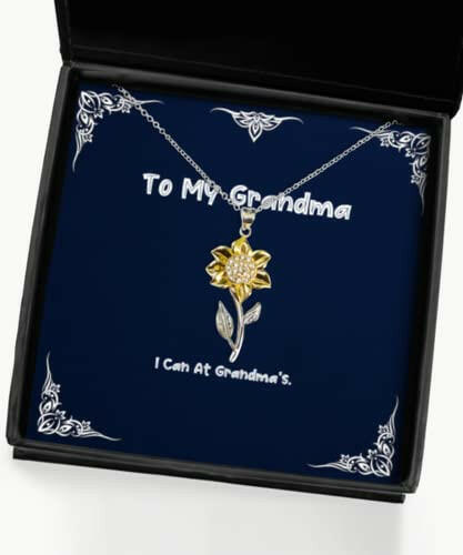nice grandma gifts i can at grandmas inspire sunflower pendant necklace for grandmom from grandchild