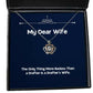 joke wife the only thing more badass than a drafter is a drafters wife gag holiday crown pendant necklace for wife