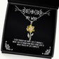 even though we dont say it enough i want you to know how much your sunflower pendant necklace wife jewelry motivational for wife