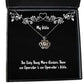 cool wife the only thing more badass than an operator is an operators wife joke crown pendant necklace for wife from husband